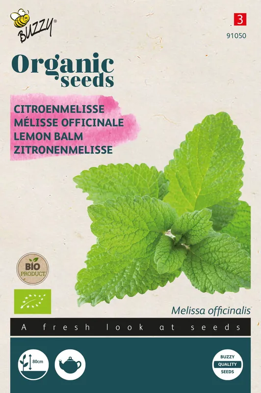 Net gelanceerd - Buzzy® Organic Citroenmelisse (BIO)