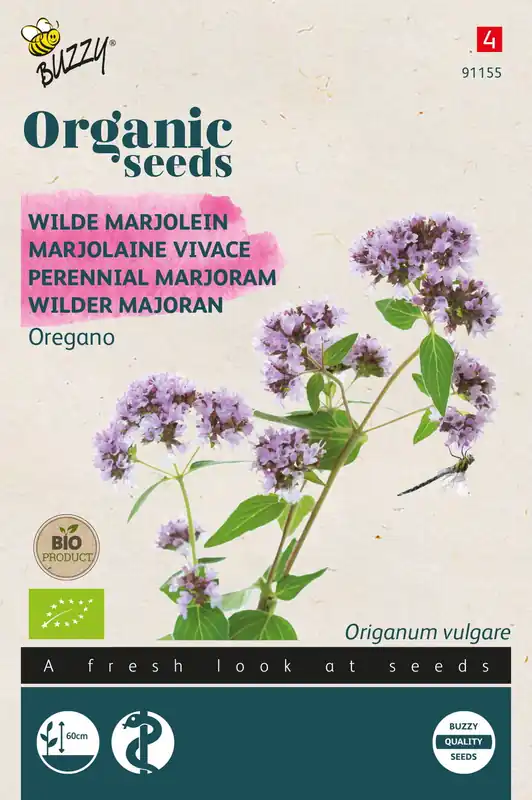 Op voorraad | Buzzy® Organic Wilde Marjolein - Oregano (BIO)