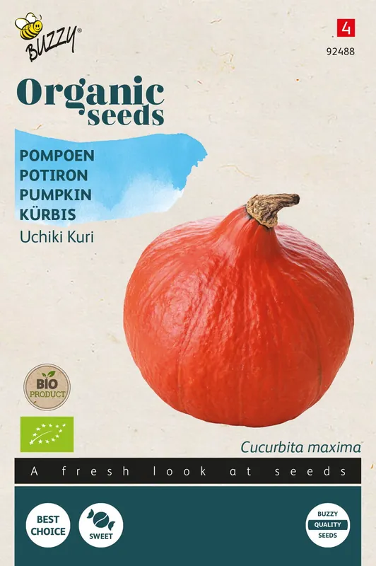 Buzzy® Organic Pompoen Uchiki Kuri (BIO) - Direct van de fabrikant