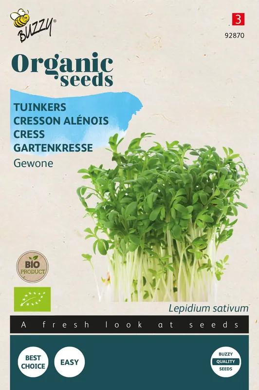 Buzzy® Organic Tuinkers Gewone (BIO) - Nieuw