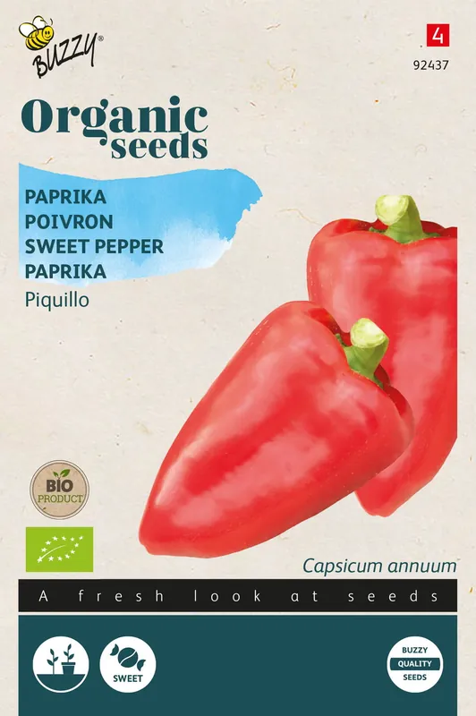 Buzzy® Organic Paprika Piquillo (BIO) - Nieuw in de shop