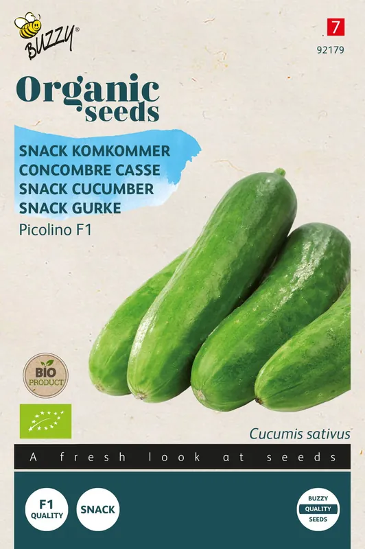 Hoge kwaliteit | Buzzy® Organic Snackkomkommer Picolino F1 (BIO)