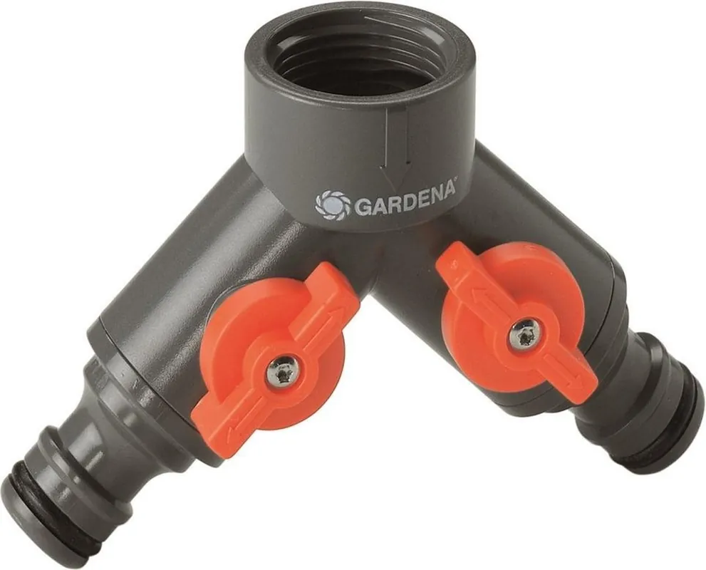 Gardena 2-weg waterverdeler 33,3 mm - Korting