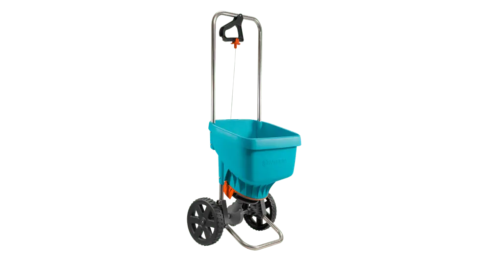 Veilig winkelen - Gardena Strooiwagen xl