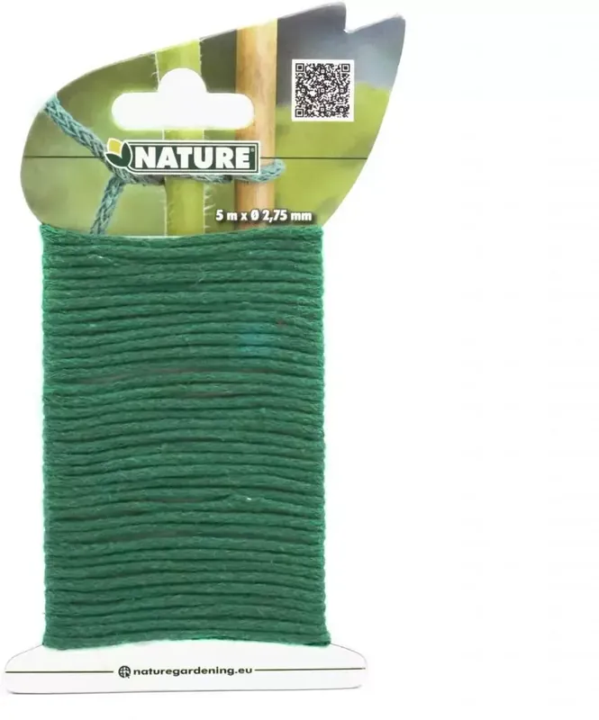 Meest verkocht | Nature bindtouw Jute groen ijzeren kern 5m