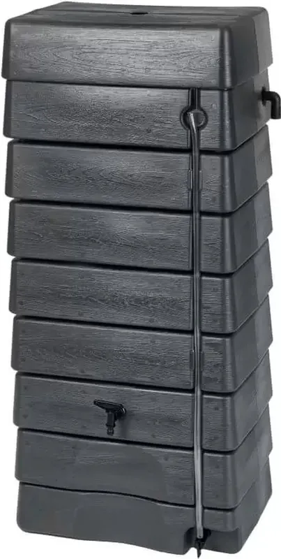 Nature regentank H134,5x58,5x39,5cm 276L antraciet - Nieuw in de shop