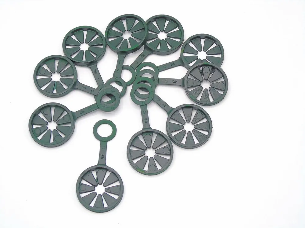 Nature verbindingsring voor plantensteun groen Ø11mm - 10 stuks - Direct van de fabrikant