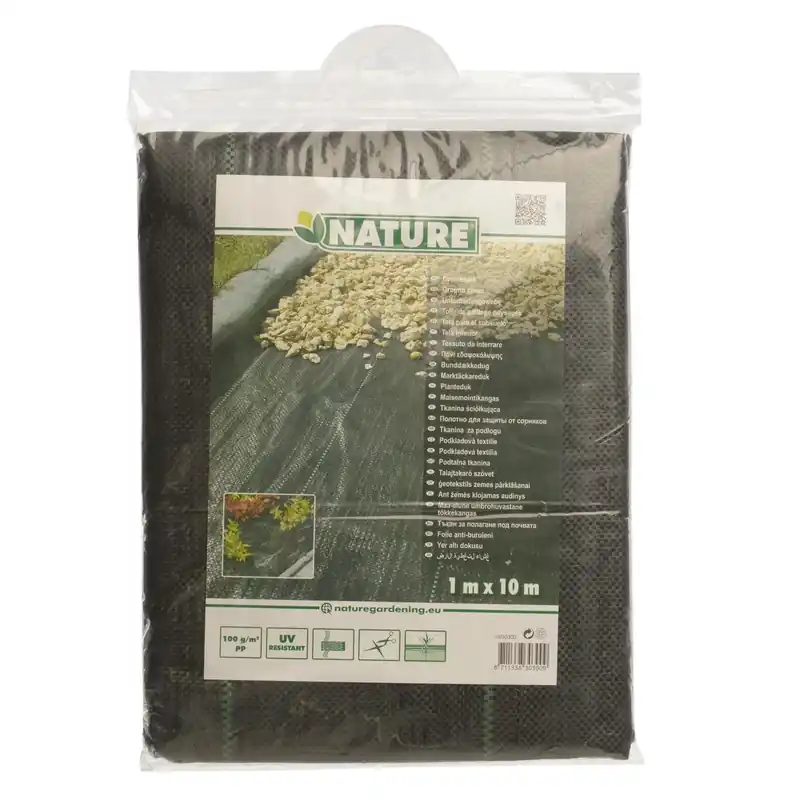 Prijs verlaagd | Nature Gronddoek 1 x 10m zwart - 100 g/m²