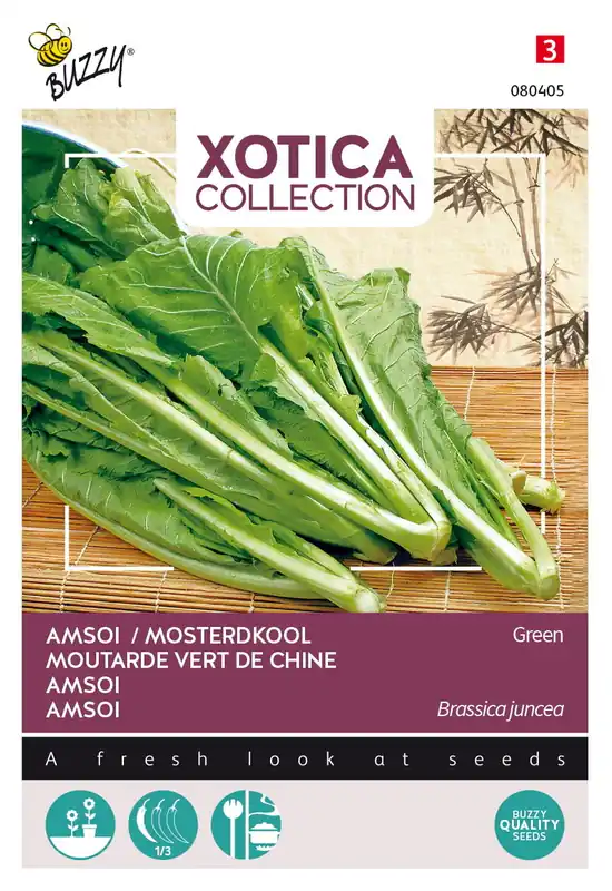 Deal | Buzzy® Xotica Groene Amsoi of mosterdkool