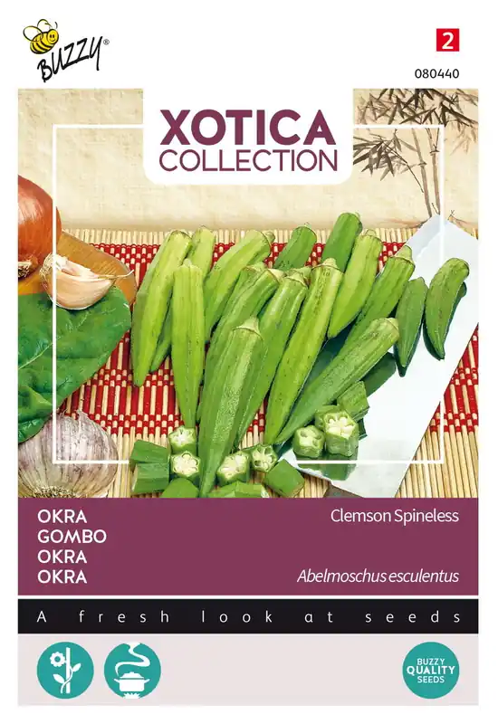 Direct bestellen - Buzzy® Xotica Okra Clemson Spineless