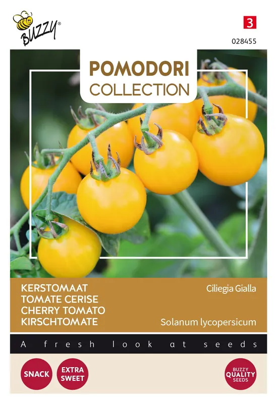 Buzzy® Pomodori, Kerstomaat Cereza Amarilla | Nieuw gelanceerd