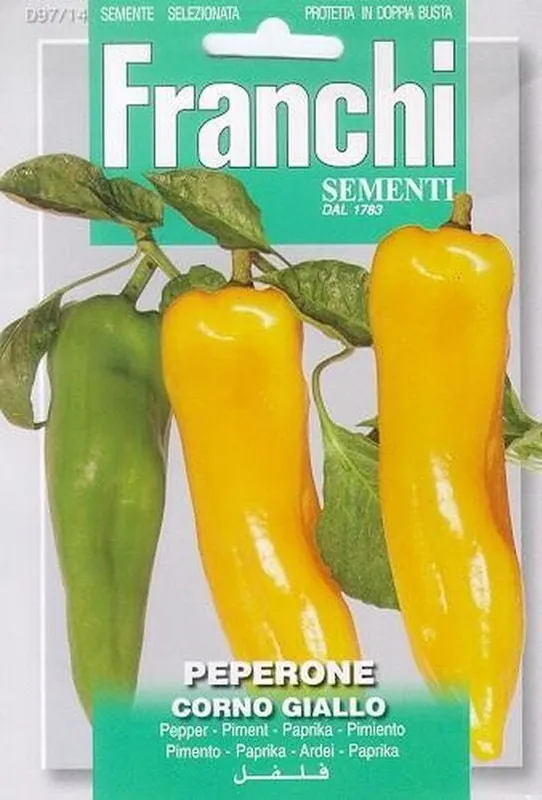 Fr Paprika, Peperone Dulce Corno Giallo 97/14 - Nieuwe release