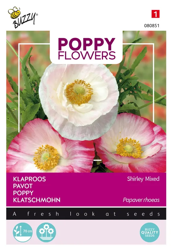 Deal - Buzzy® Poppy Flowers, Klaproos Gemengd