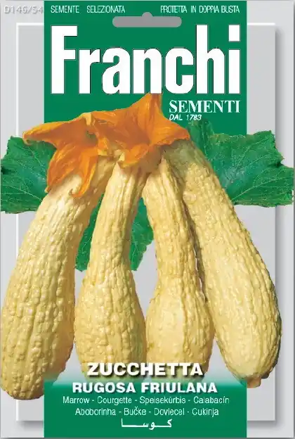 Beperkte voorraad | Fr Kalebas, Zucchetta Rugosa Friulana 146/54