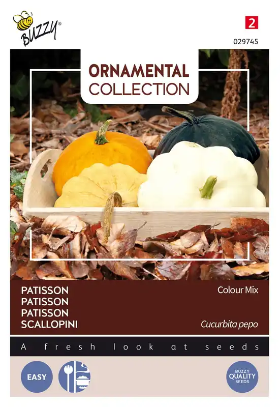 Buzzy® Ornamental Patisson Colour Mix | Veel gekozen