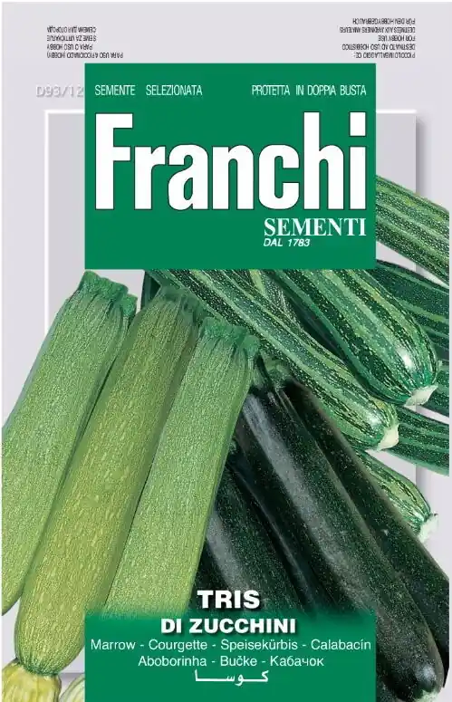 Bespaar nu - Fr Courgette, Di Zucchini Tris Marrow 93/12