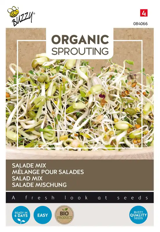 Buzzy® Organic Sprouting Salademengsel (BIO) | Erg populair