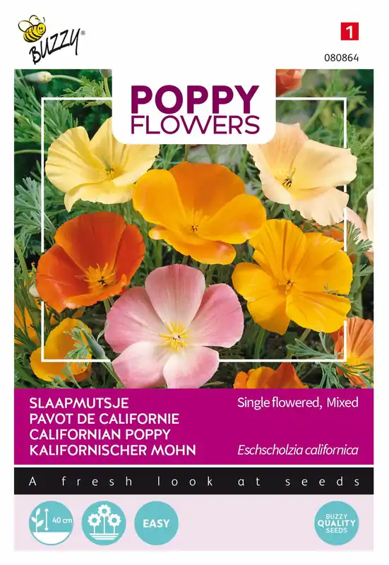 Scherpe prijs | Buzzy® Poppy Flowers, Slaapmutsje