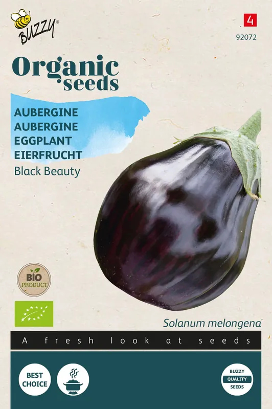 Buzzy® Organic Aubergine Black Beauty (BIO) - Uitverkoop