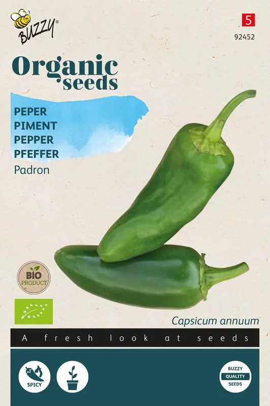 Buzzy® Organic Peper Padron (BIO) | Prijsverlaging