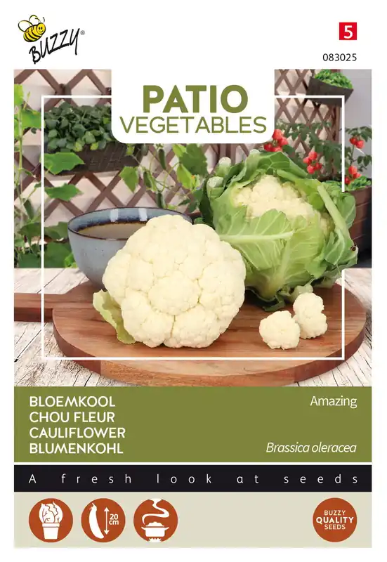Professionele kwaliteit - Buzzy® Patio Veggies, Bloemkool Amazing