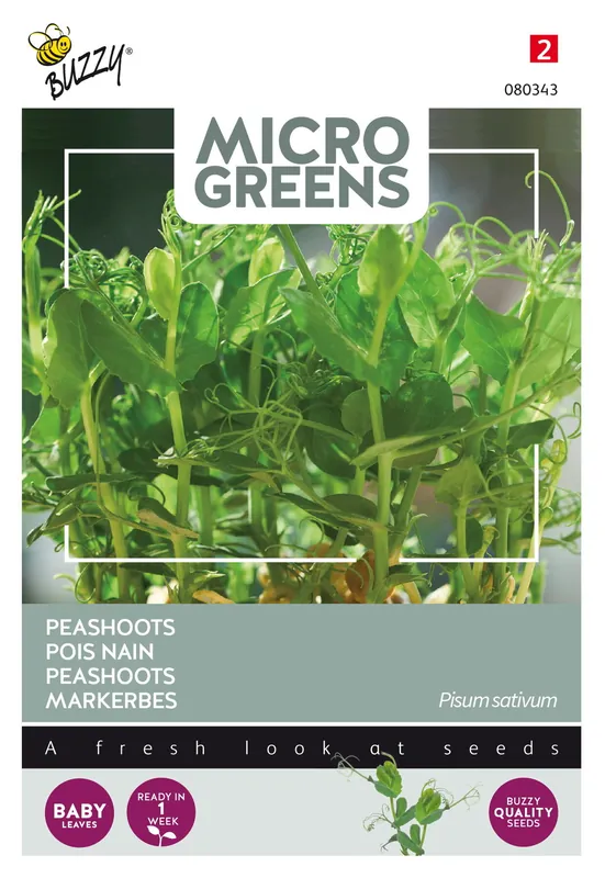 Bespaar meer | Buzzy® Microgreens, Peashoots