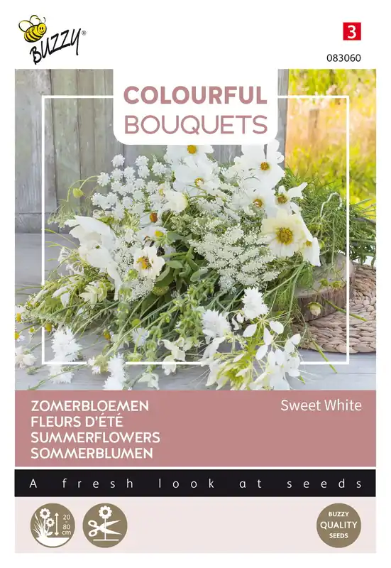 Buzzy® Colourful Bouquets, Sweet White | Favoriet van klanten