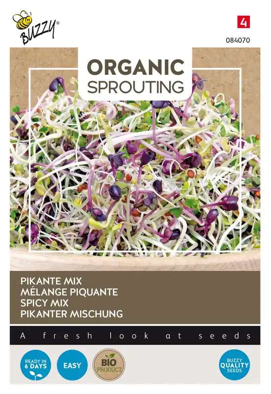 Sale | Buzzy® Organic Sprouting Salademengsel pikant (BIO)