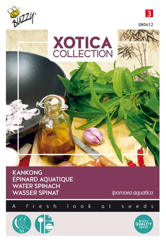 Laatste dagen | Buzzy® Xotica Kankong, Waterspinazie of Dagoeblad
