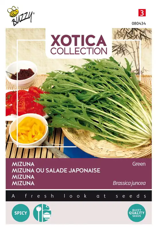 Deal - Buzzy® Xotica Mizuna, Japanse salade