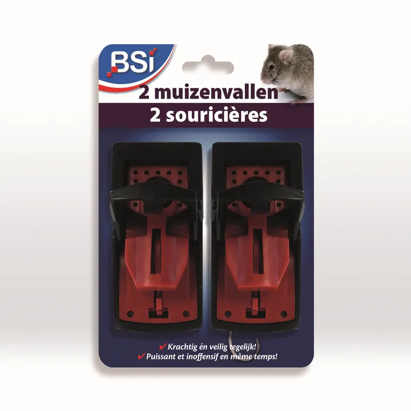 Online bestelbaar - BSI Muizenvallen 2st
