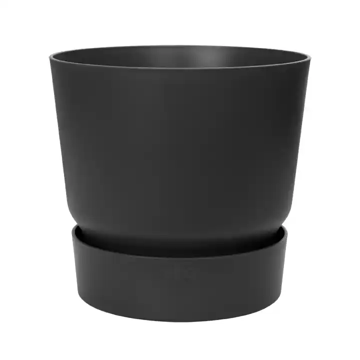 Direct van de fabrikant | Elho Greenville Rond living black 18cm