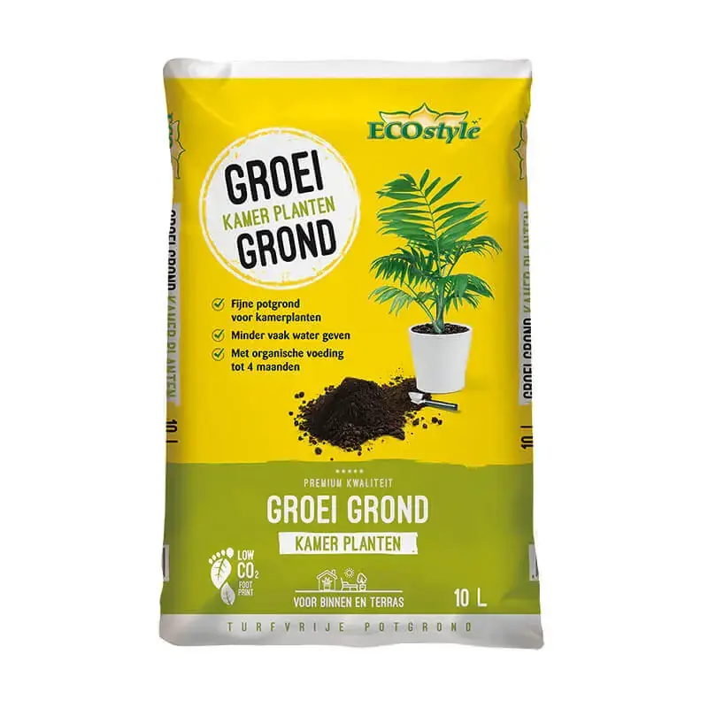 Nieuwe release - Ecostyle GroeiGrond Kamerplanten 10 ltr