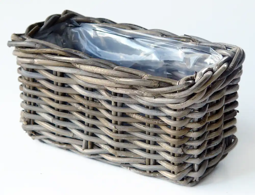 Van der Leeden Bak rotan L30cm grijs - Erg populair
