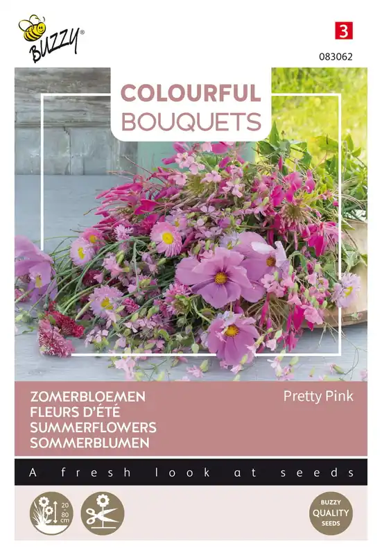 Superprijs - Buzzy® Colourful Bouquets, Pretty Pink