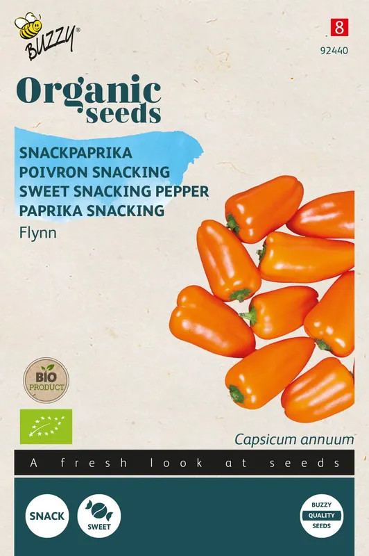 Online bestellen | Buzzy® Organic Snackpaprika Flynn (BIO) oranje