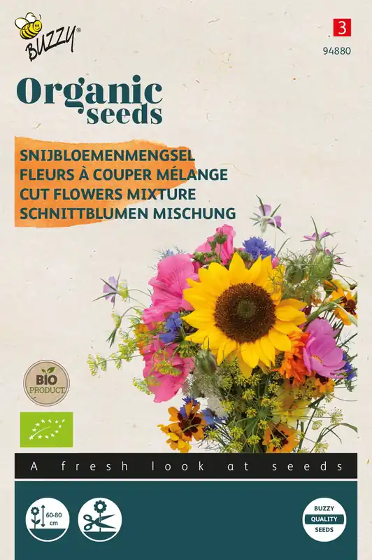 Buzzy® Organic Snijbloemenmengsel (BIO) | Direct leverbaar