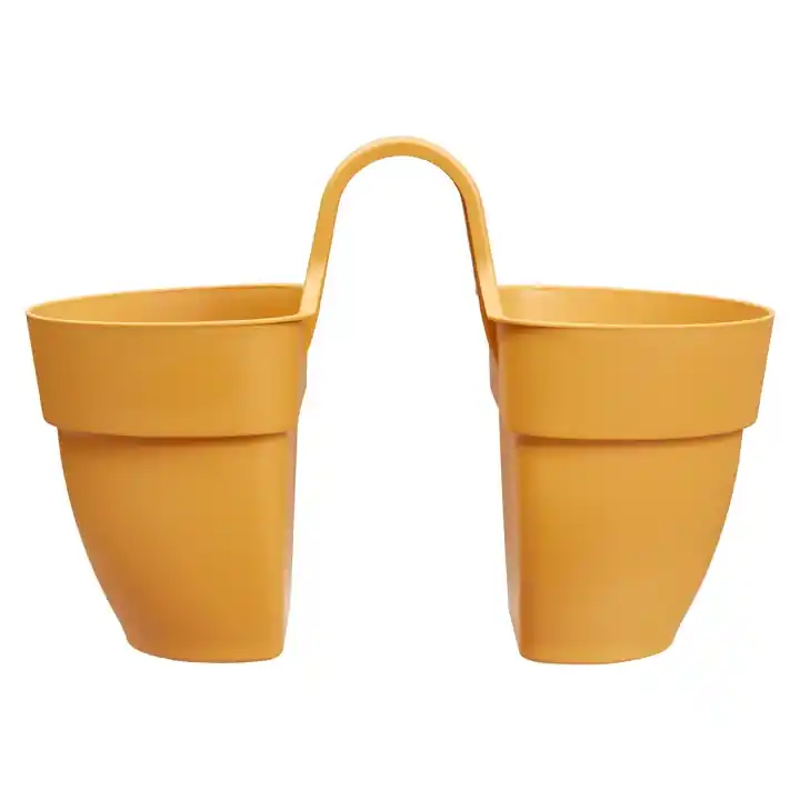 elho vibia campana flower twin 21cm honinggeel - Bestel nu