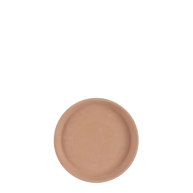Mica Stan bord rond terra antiek D16cm - Makkelijk bestellen