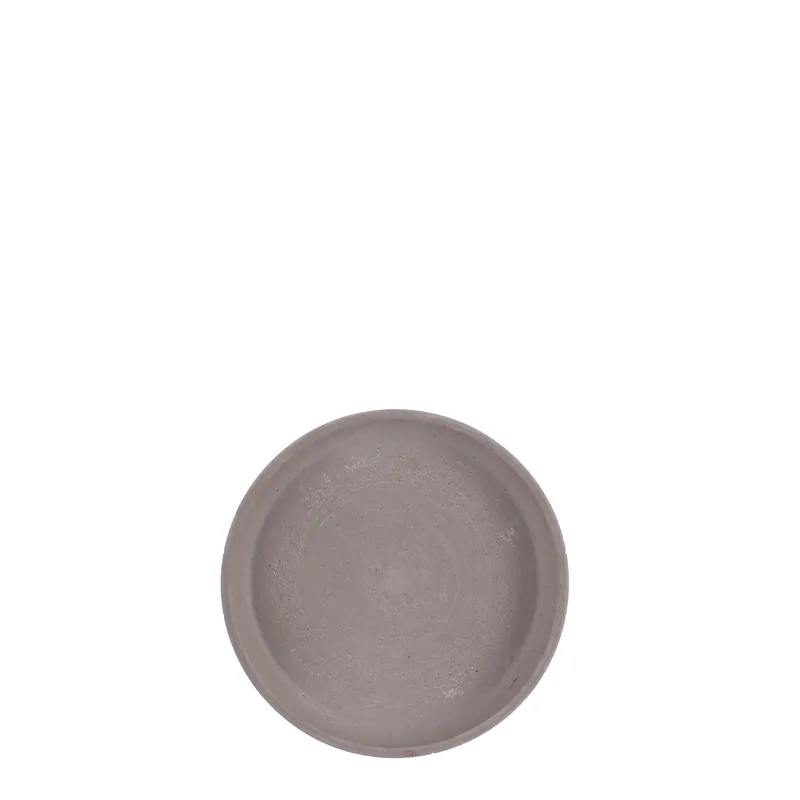 Nieuw in de shop - Mica Stan bord rond grijs basalt D16cm