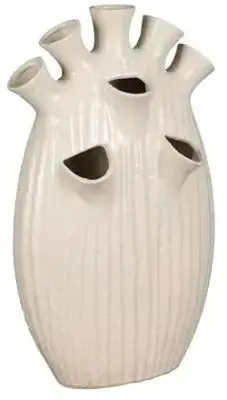 Mica Singleflwr saul l25b15.5h42cm creme - Prijs verlaagd
