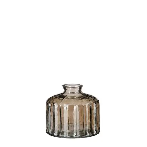 Mica Vaas tammy d13h12cm bruin - Makkelijk bestellen