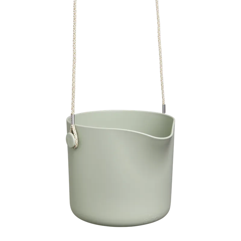 Elho B.for Swing 18 - Bloempot - Kleur Steengroen - Binnen - Ø 18 x H 16.5 cm - Deal