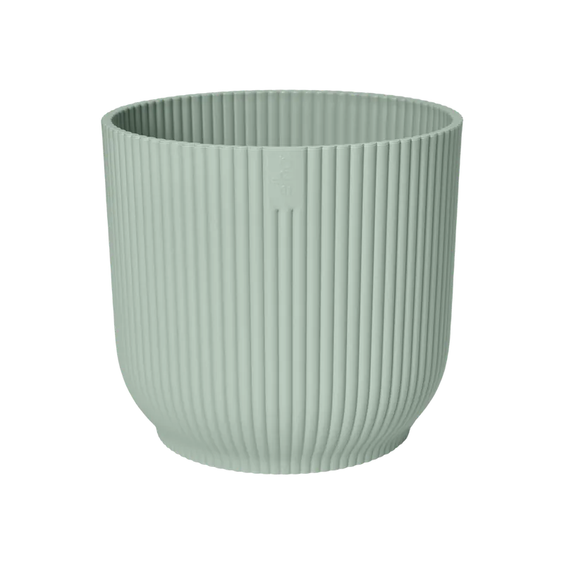 Prijs verlaagd | Elho Vibes Fold Rond Mini 11 - Bloempot - Kleur Sorbet Groen - Binnen - Ø 11.1 x H 10.5 cm