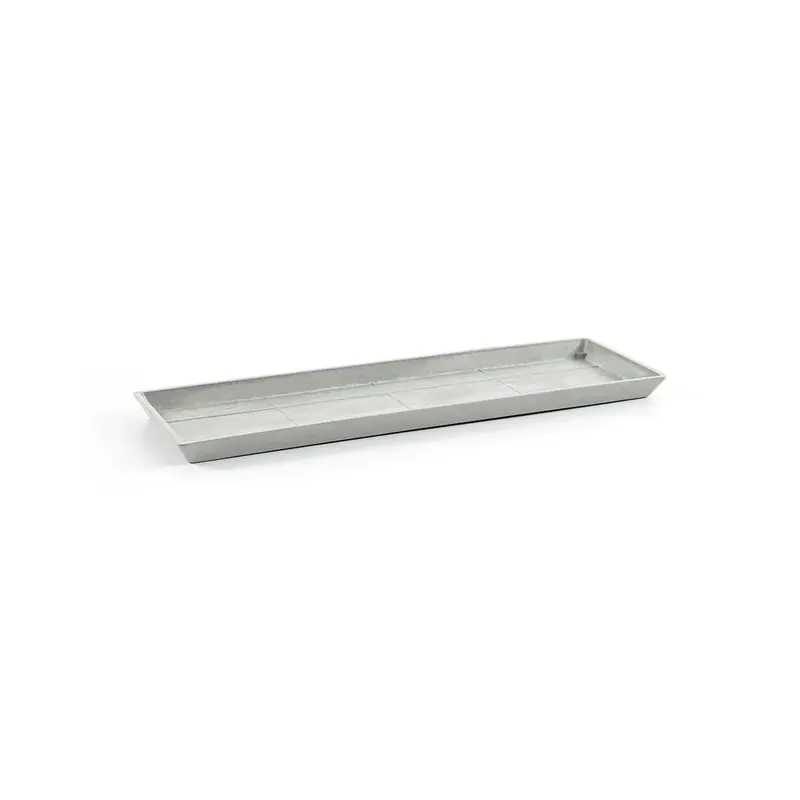 Snelle levering | Ecopots Schotel Rectangular 80 White Grey