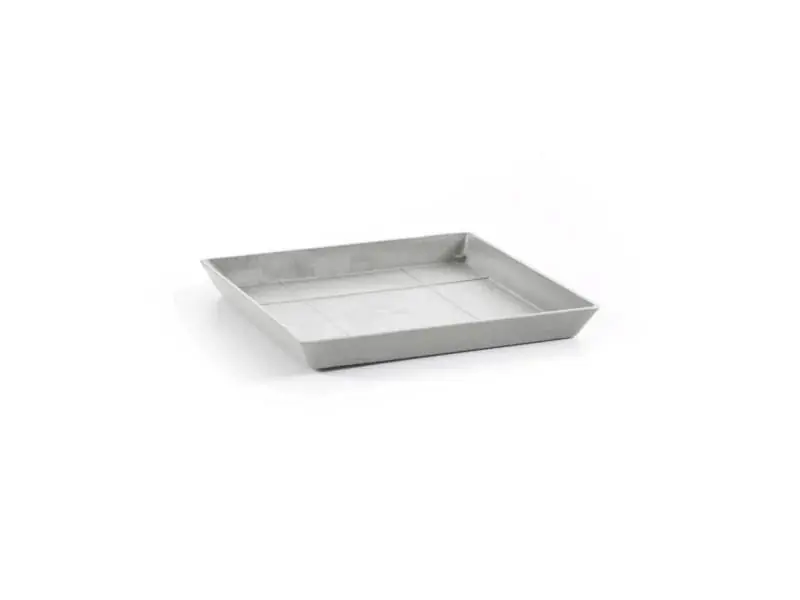 Ecopots Schotel Square 40 White Grey | Gratis retourneren