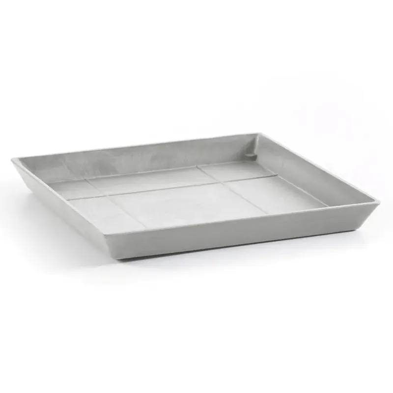 Ecopots Schotel Square 20 White Grey - Klantfavoriet