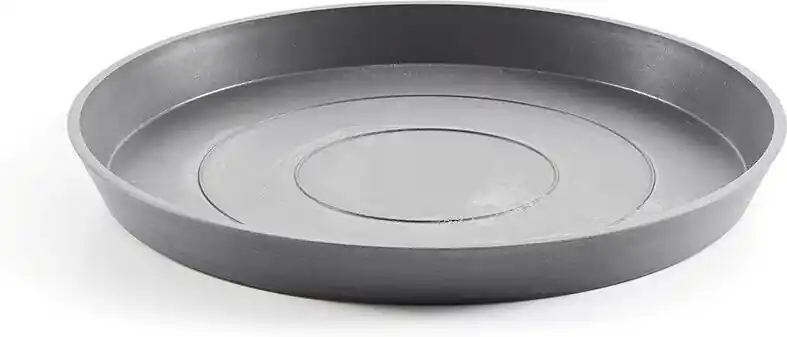 Nog enkele stuks | Ecopots Schotel Round 50 Grey