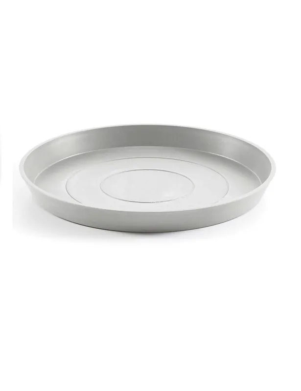 Ecopots Schotel Round 40 White Grey | Prijs verlaagd
