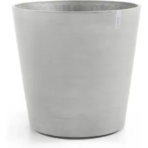 Ecopots Amsterdam Wheels 60 White Grey - Speciale deal